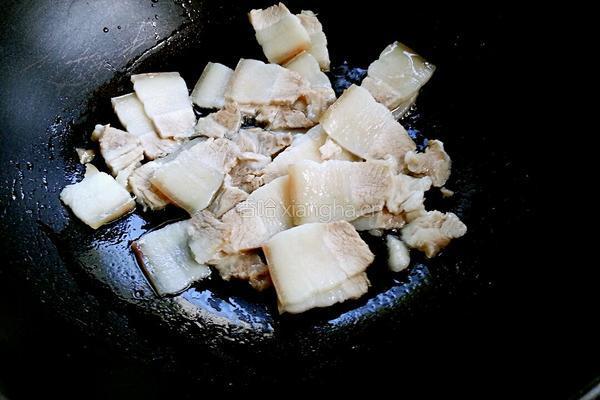 圆白菜回锅肉的做法图解8