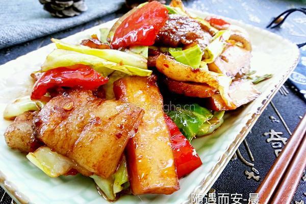 圆白菜回锅肉的做法图解14