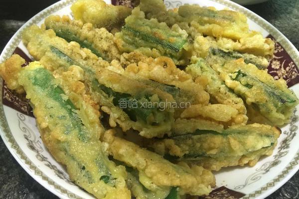 黄金秋葵的做法图解1
