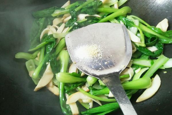 烧油菜的做法图解6