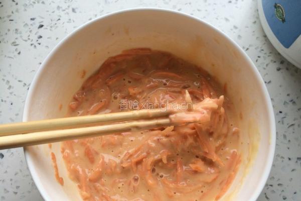胡萝卜鸡蛋饼的做法图解5