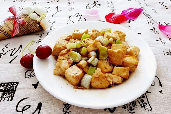 葱炒豆腐的做法图解9