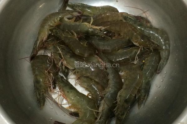 清蒸对虾的做法图解1