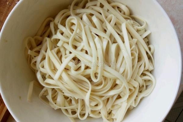 酸豆角肉沫打卤面的做法图解9