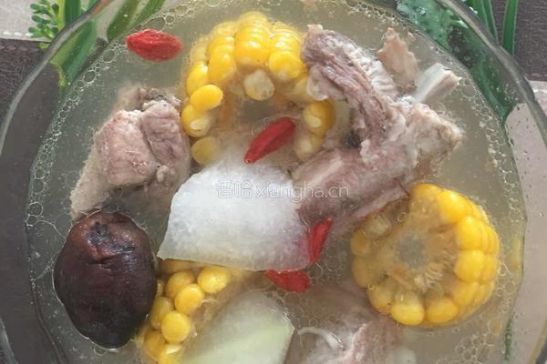 玉米葫芦瓜排骨汤的做法图解8