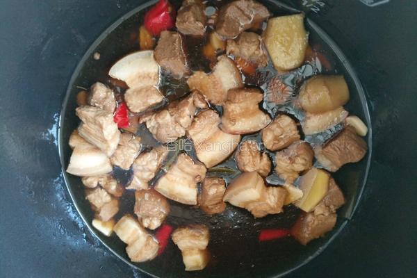 电饭锅红烧肉的做法图解8