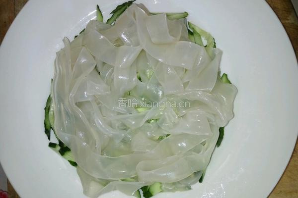 鸡丝拉皮的做法图解4