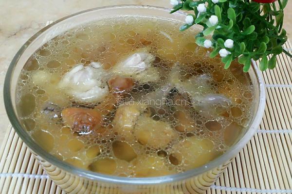 姬松茸炖鸡的做法图解4