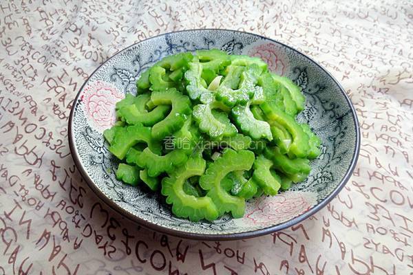 香油苦瓜的做法图解10