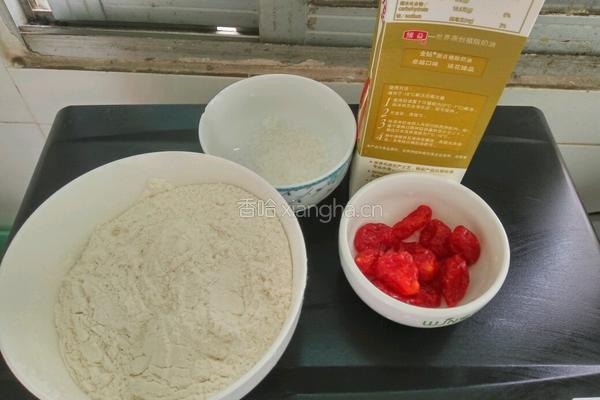 圣女果奶油饼干的做法图解1