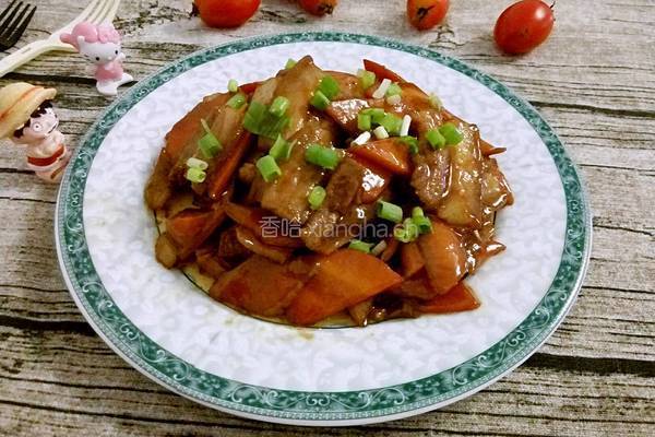 五花肉烧胡萝卜的做法图解11