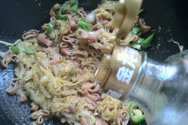 酸菜炒猪大肠的做法图解11