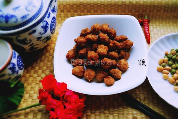 干炸肉丸子的做法图解16
