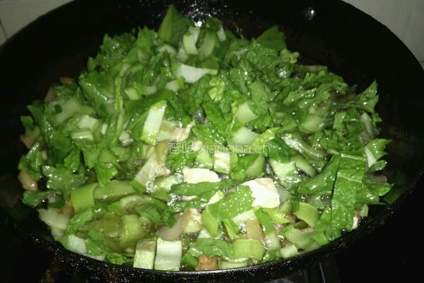 小白菜炖冻豆腐的做法图解9