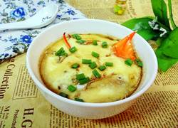 梭子蟹蒸鸡蛋