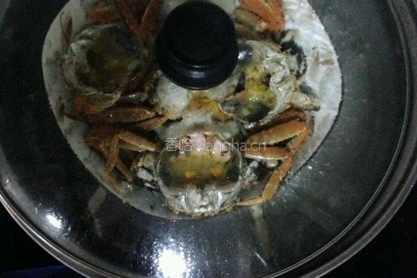 蒸河蟹的做法图解2
