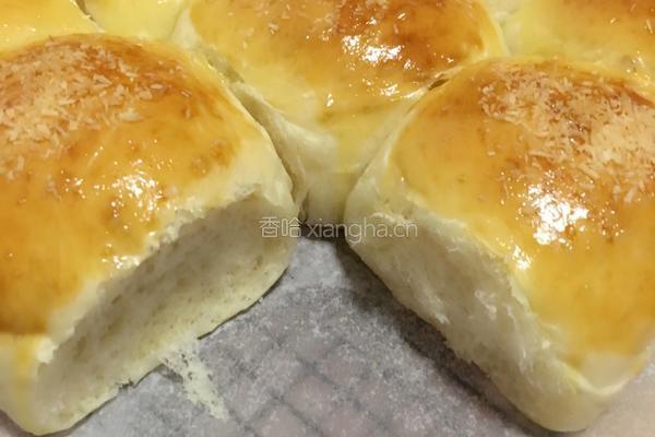 淡奶油椰蓉餐包（一次发酵法）的做法图解13