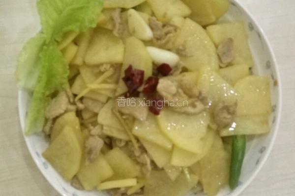 土豆片炒肉