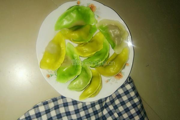 彩饺的做法图解8