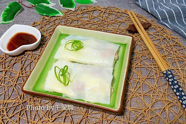 自制瘦肉蛋肠粉的做法图解9