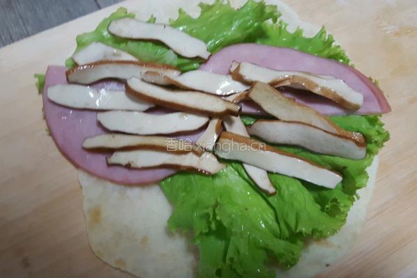 熏肉卷饼的做法图解10