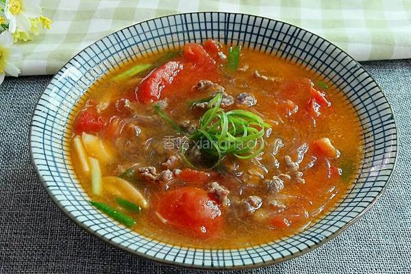 番茄牛肉粉丝汤的做法图解10