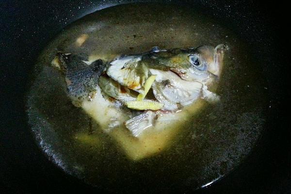 花鲢鱼头豆腐汤的做法图解5