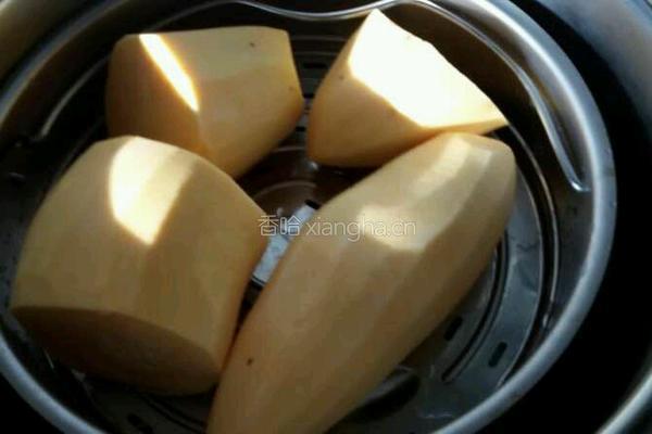 红薯燕麦馒头的做法图解1