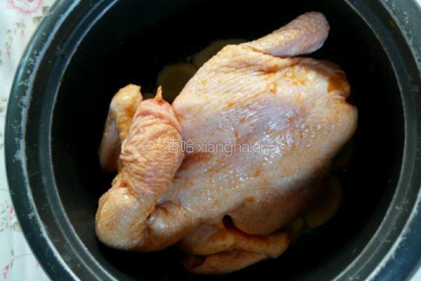 电饭煲烤鸡的做法图解6