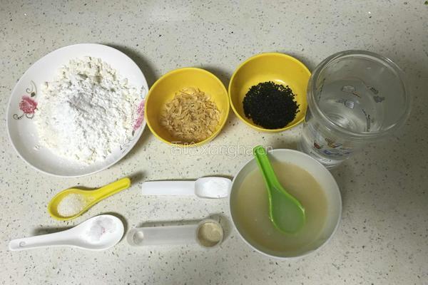 麻香虾米饼的做法图解1