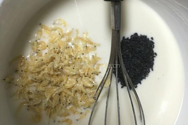 麻香虾米饼的做法图解3