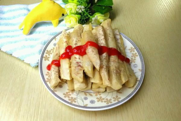 炸芋头条的做法图解9