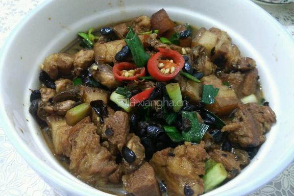 豆豉海蛎焖肉的做法图解7