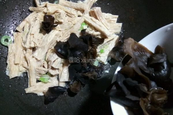 私房素烧腐竹的做法图解7