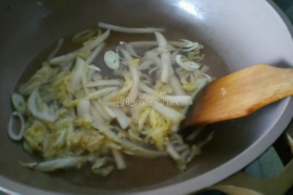 白菜粉丝羊肉汤的做法图解3