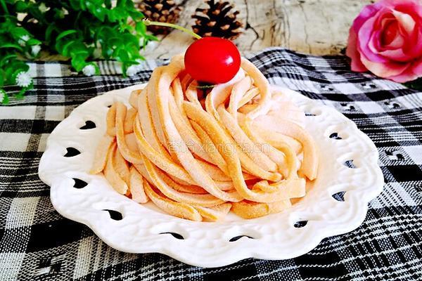 自制蔬菜面条的做法图解14