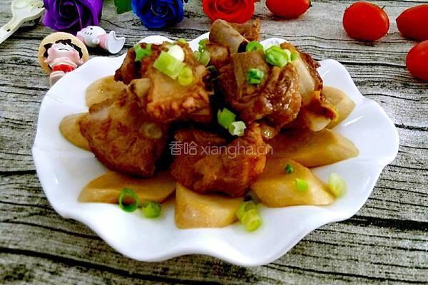 杏鲍菇炖排骨的做法图解11