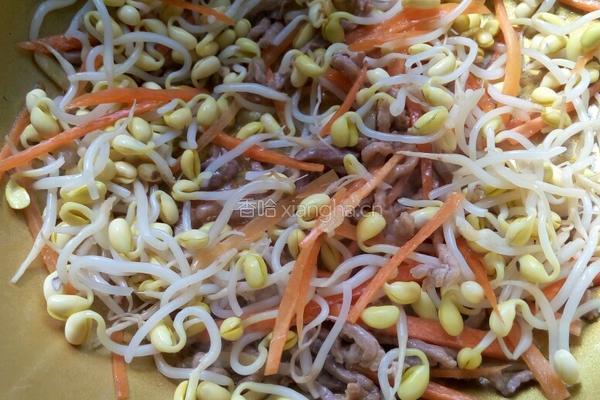 猪肉炒豆芽的做法图解7