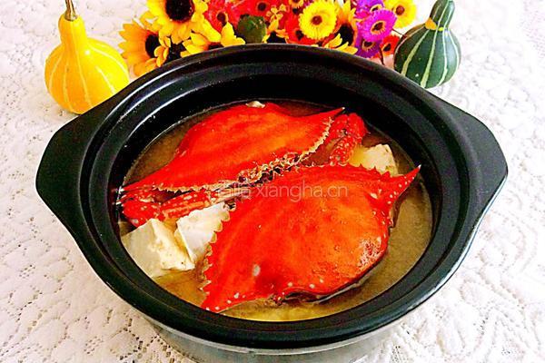蟹煲豆腐的做法图解11
