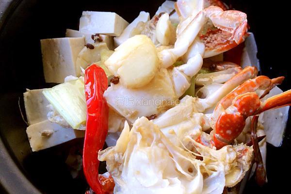 蟹煲豆腐的做法图解8