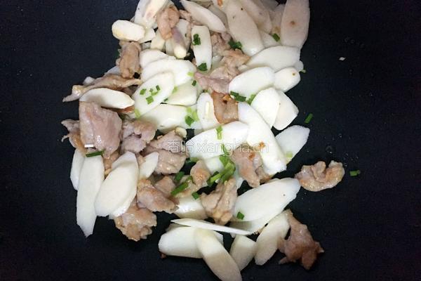 山药炒肉片的做法图解8