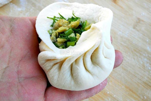 鸡蛋茴香苗包子的做法图解15