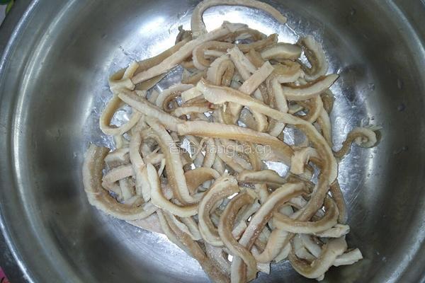 香菜拌牛百叶的做法图解1
