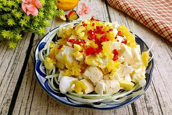 咸鸭蛋拌豆腐的做法图解7