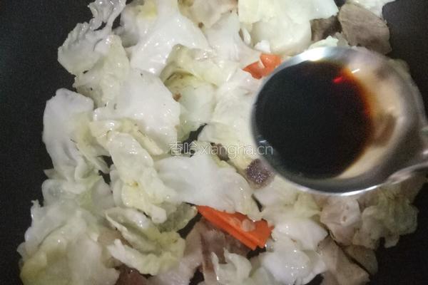 卷心菜回锅肉的做法图解6