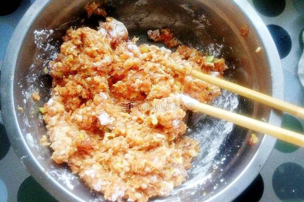 香菇塞肉的做法图解4