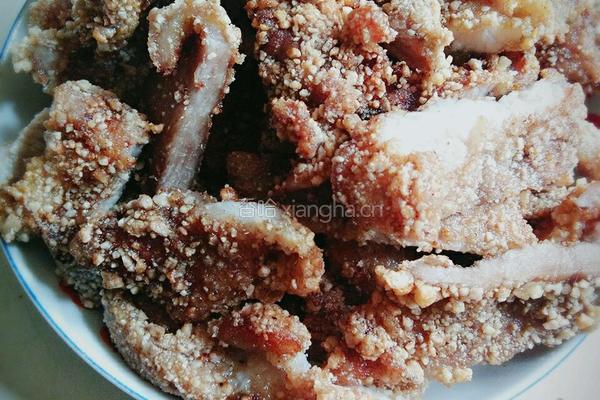 粉炸瘦肉的做法图解5