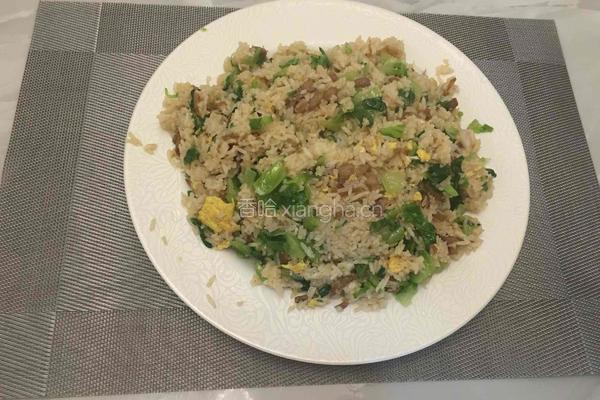 萝卜干炒饭