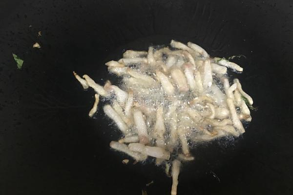 萝卜干炒饭的做法图解4