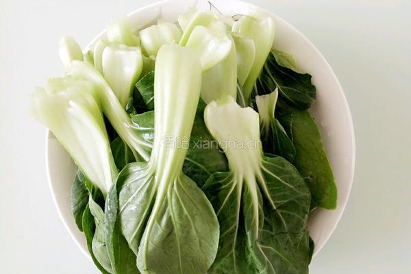 虾米油菜的做法图解1